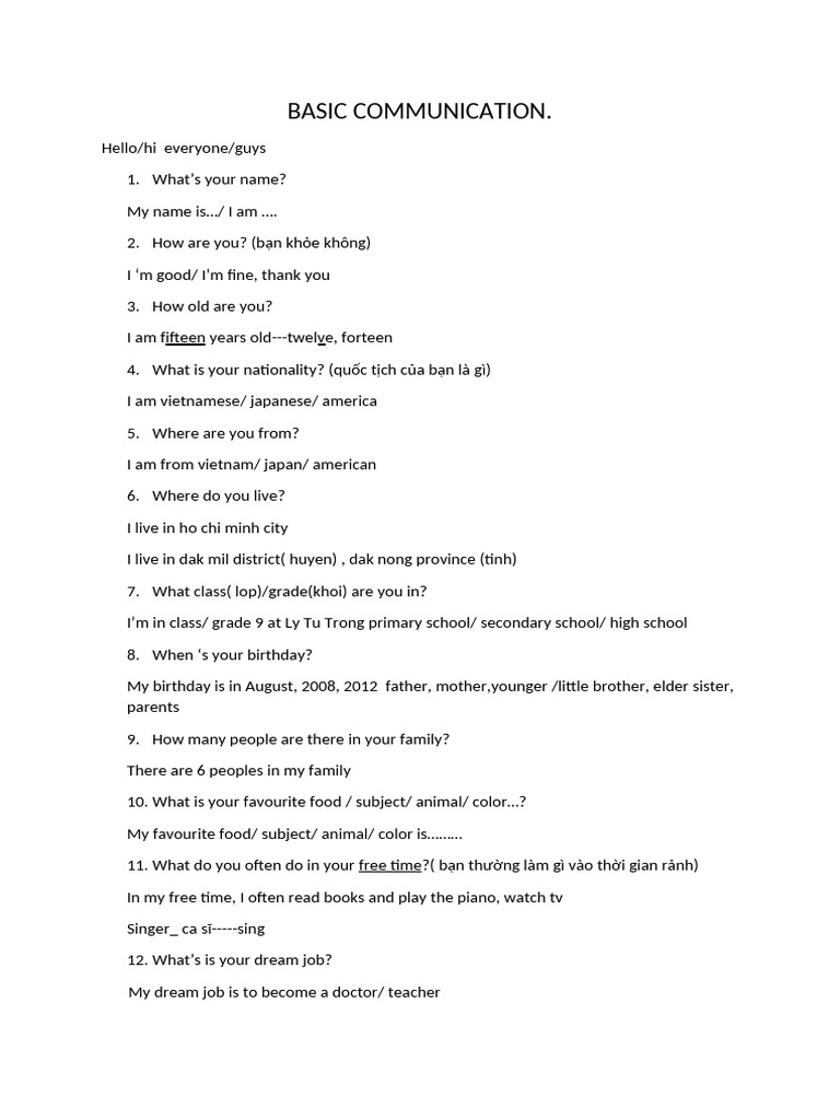 Basic Questiton | PDF