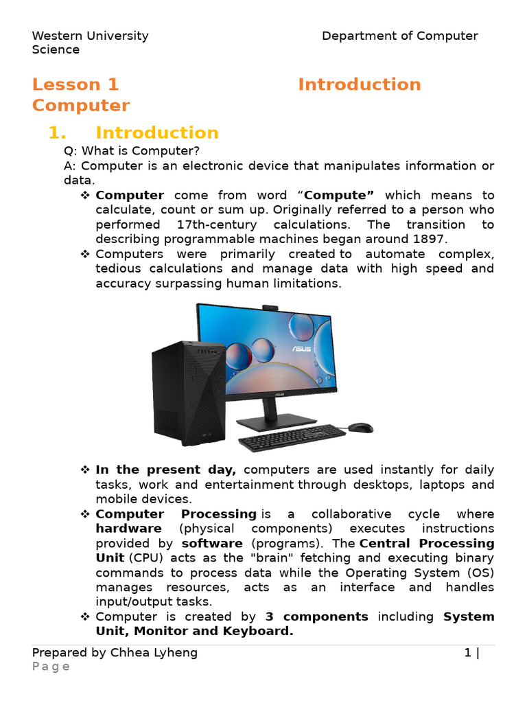 All Lesson | PDF | Solid State Drive | Computer Data Storage