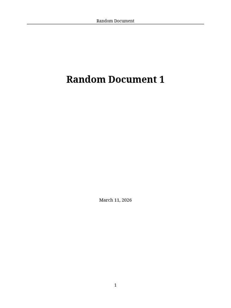 Random Document | PDF | Analytics | Artificial Intelligence
