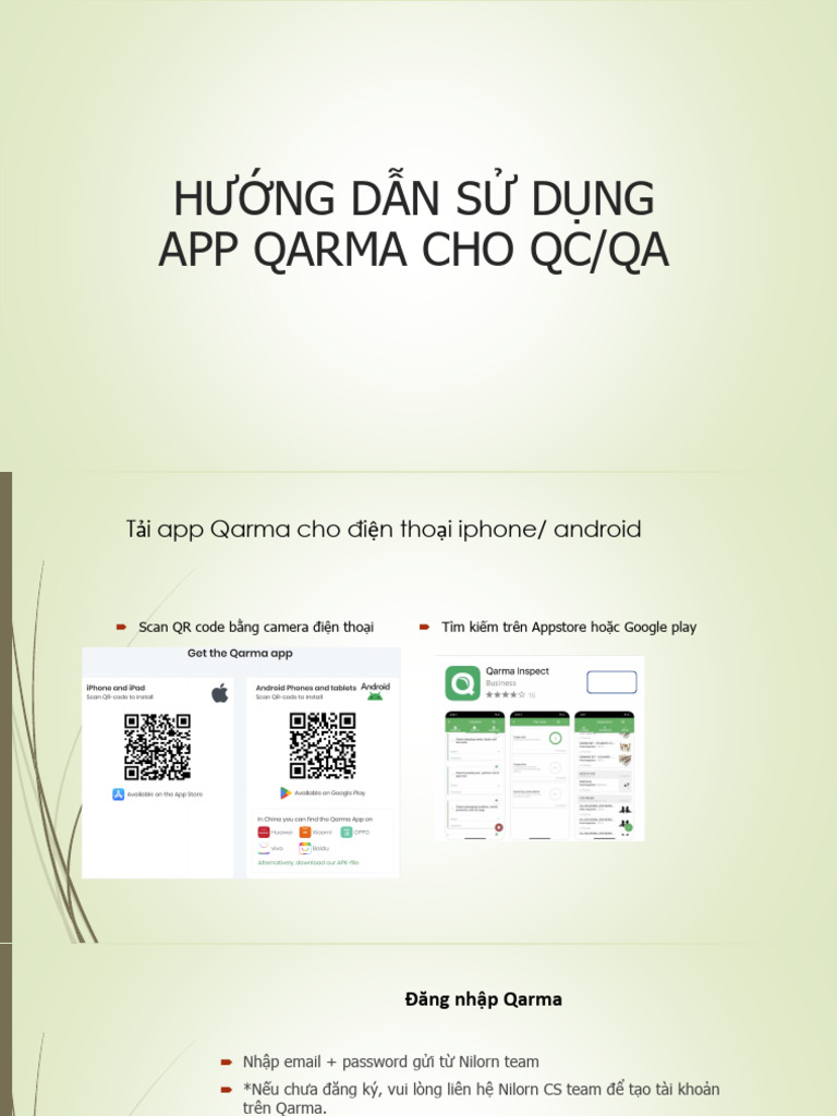 Qarma Inspection Quick Guide-APP - VI | PDF