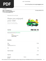 Download Your Grab E-Receipt PDF | PDF