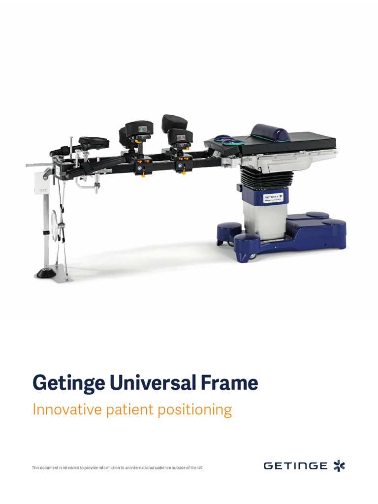 Getinge Universal Frame Brochure | PDF