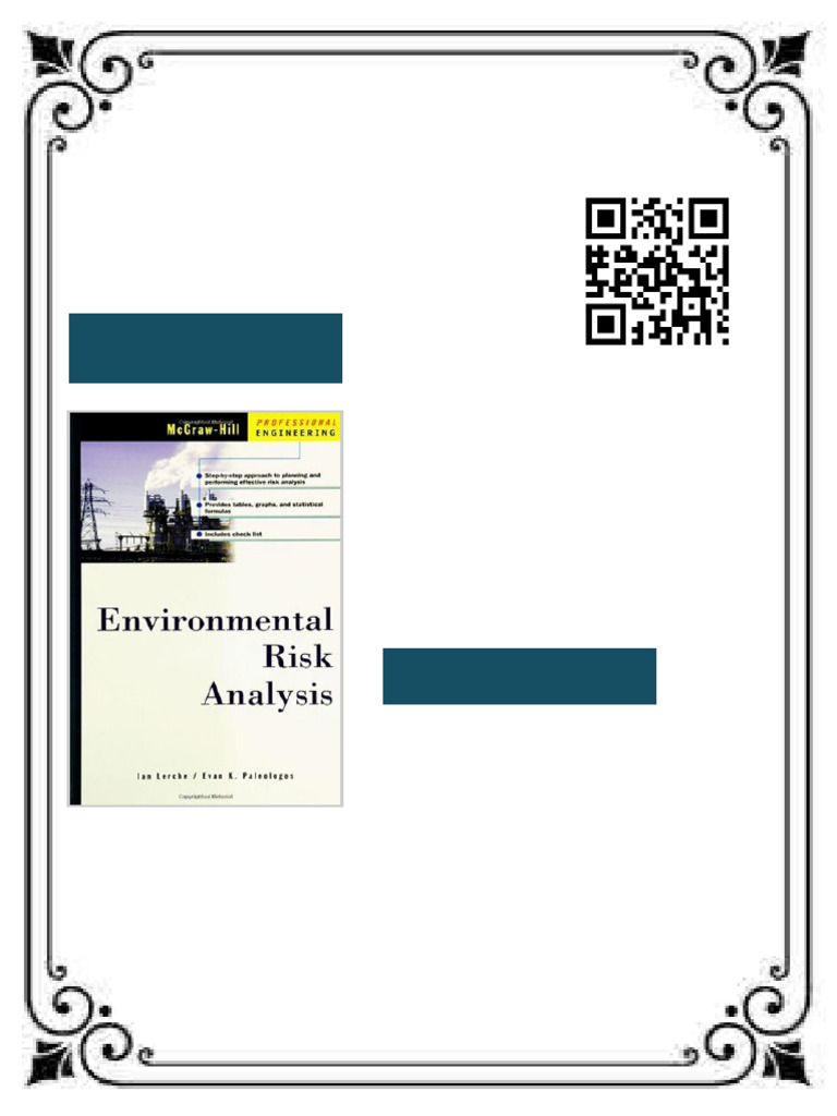 Environmental Risk Analysis 1st Edition Ian Lerche Ebook 2026 Final ...
