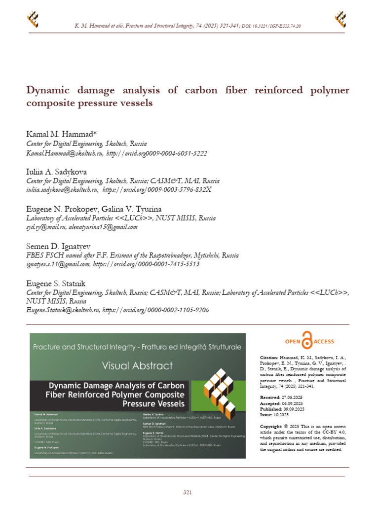 Dynamicdamage Analysis of Carbon Fiber | PDF