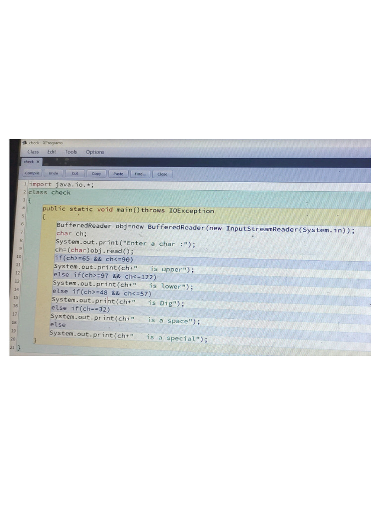 Programs Based On Selection Statements | PDF