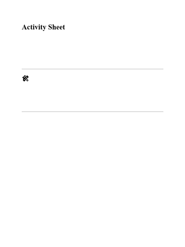 Activity Sheet - Feb2 6pdf | PDF