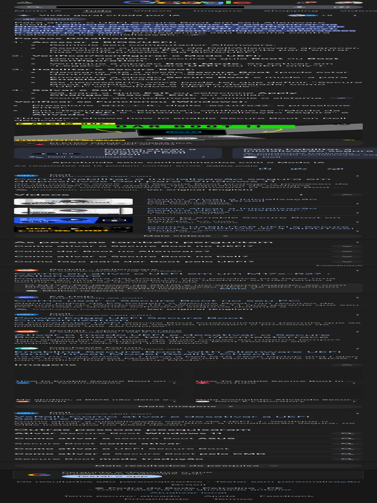 Uefi Secure Boot Alienware - Pesquisa Google | PDF | Inicialização ...