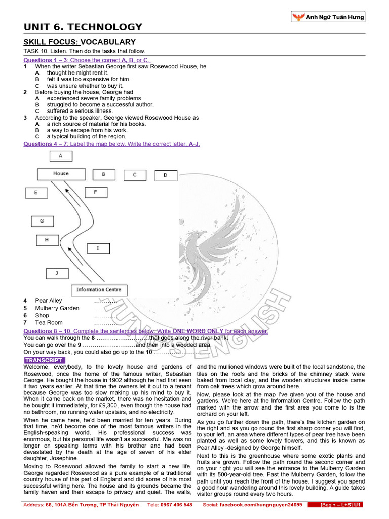 B1 U6 LS Revised Task 10 | PDF