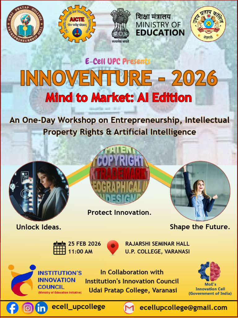 E-Cell - Brochure - Innoventure 2026 | PDF | Entrepreneurship | Startup ...