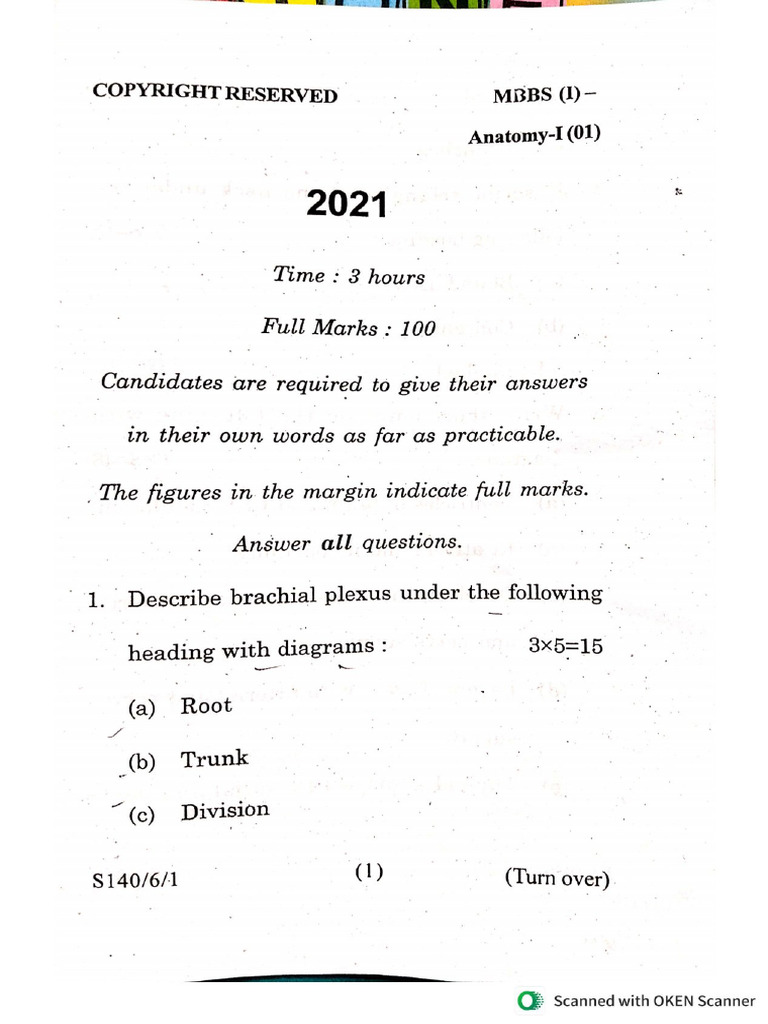 Proff Paper 2k21 Batch | PDF