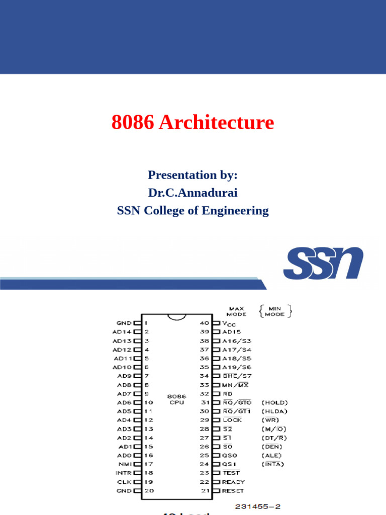 3 8086 Archtecture | PDF | Computer Programming | Office Equipment