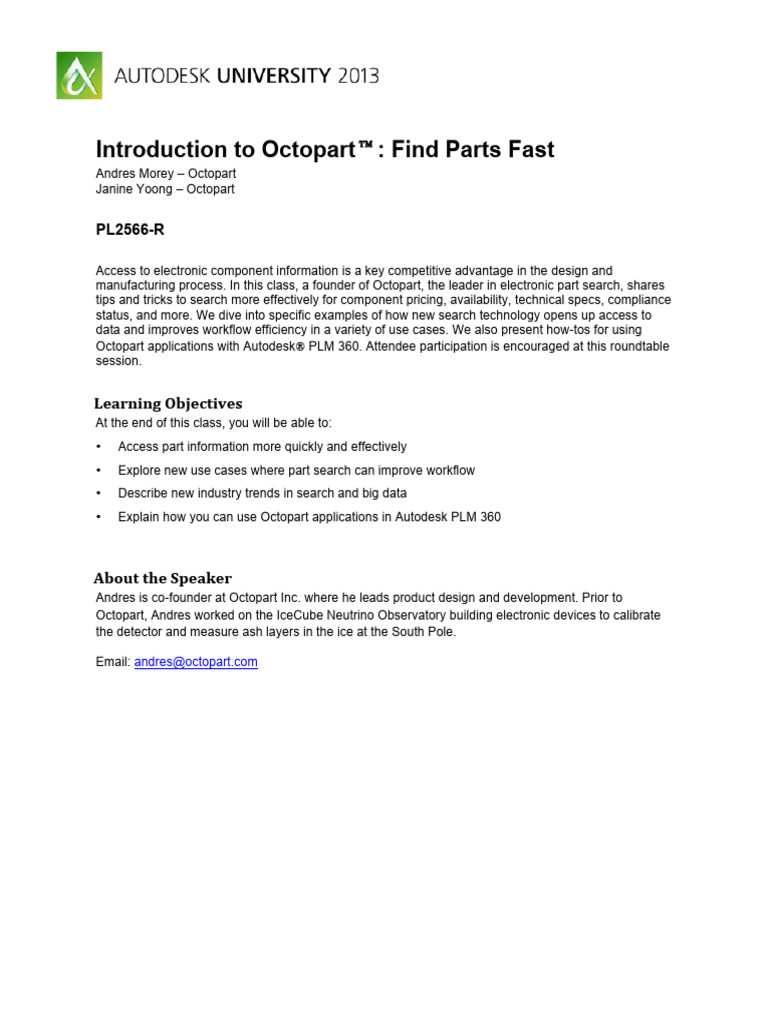 Octo Part | PDF | Product Lifecycle | Cloud Computing