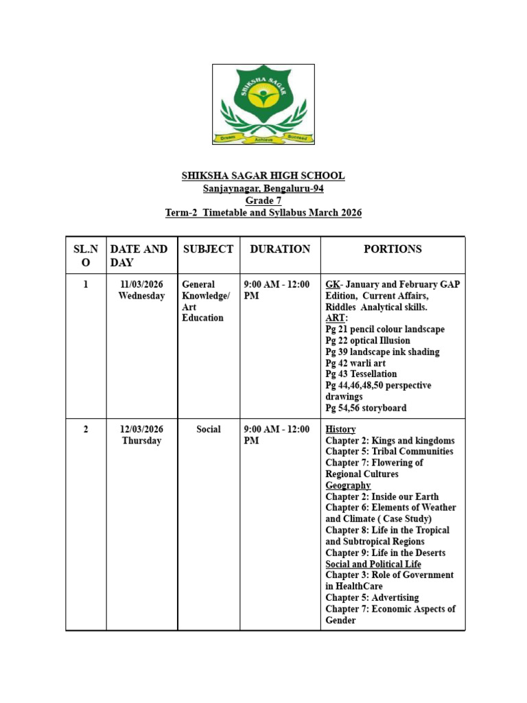 Term 2 Grade 7 Portions | PDF | Verb | Subject (Grammar)