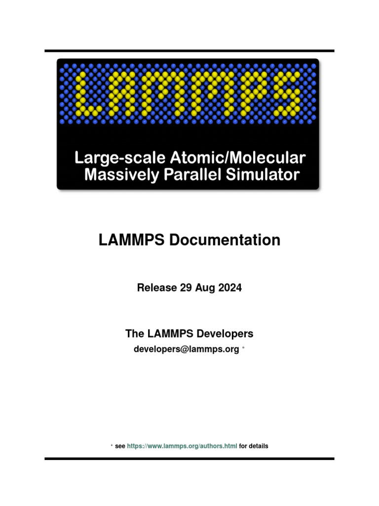 Lammps Manual | PDF