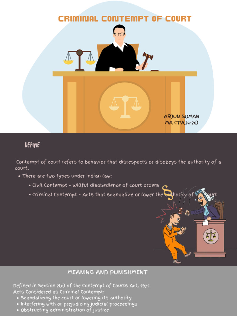 Criminal Contempt of Court 3 | PDF