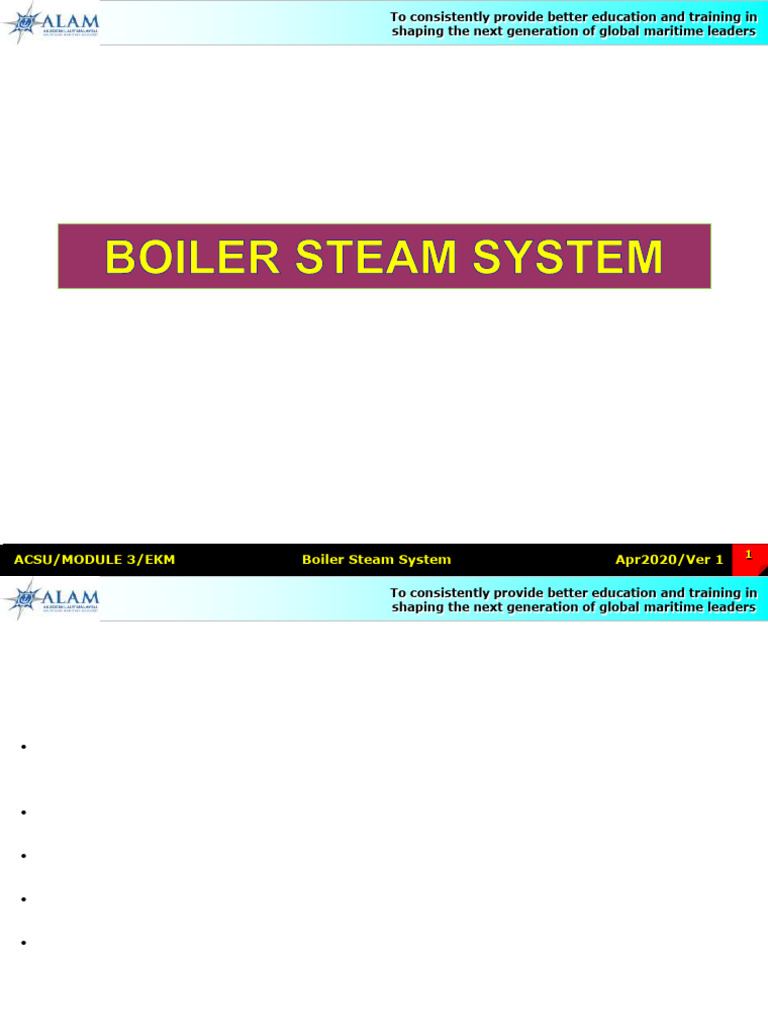 3 - Boiler Steam Systems | PDF