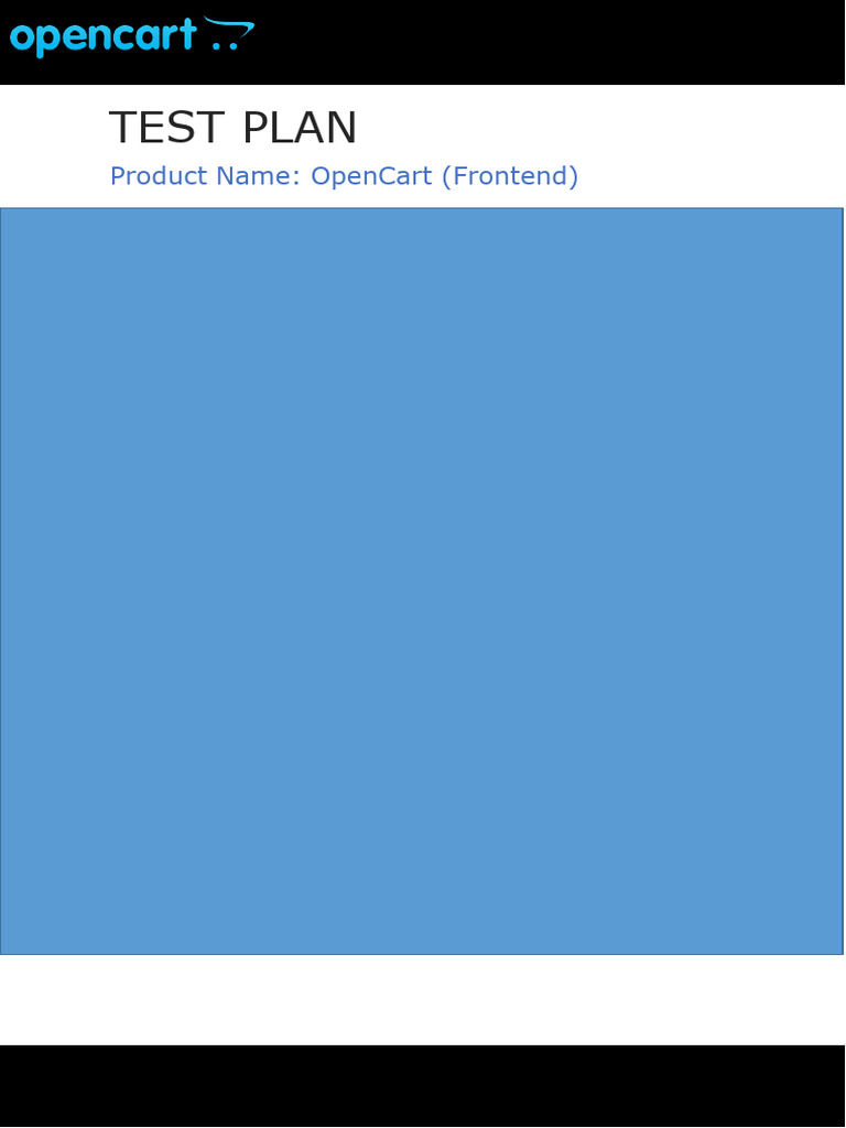 Bug Spotter OpenCart - Test Plan Document | PDF | Software Testing ...