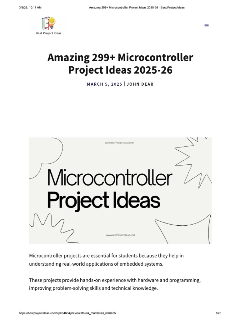 Project Ideas | PDF