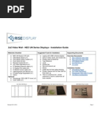 Download 2x2 NEC Display Video Wall Installation Guide  by Rise Display SN101083443 doc pdf