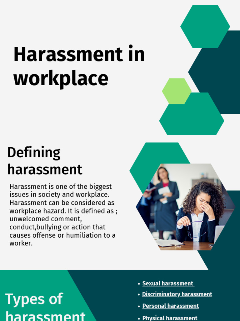 Harassment in Workplace | PDF | Harassment | Mental Health