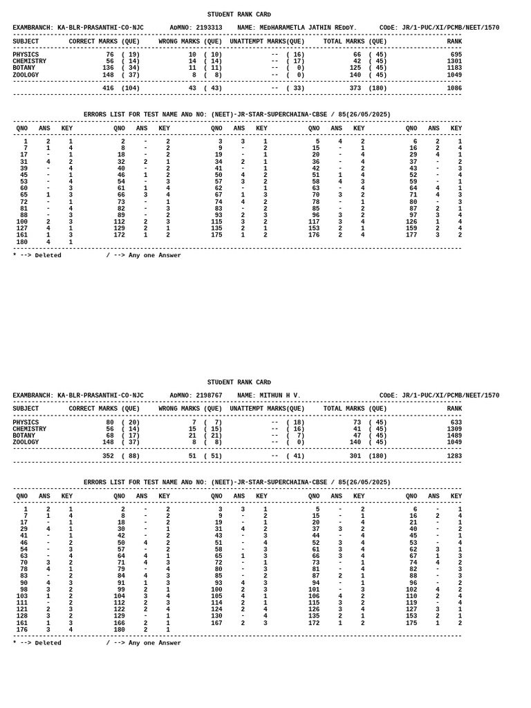 26-05-2025-PCMB SR | PDF | Medicine | Career And Technical Education