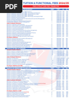 NU Fee Structure 2024-25 Overview | PDF | Bachelor's Degree | Higher ...