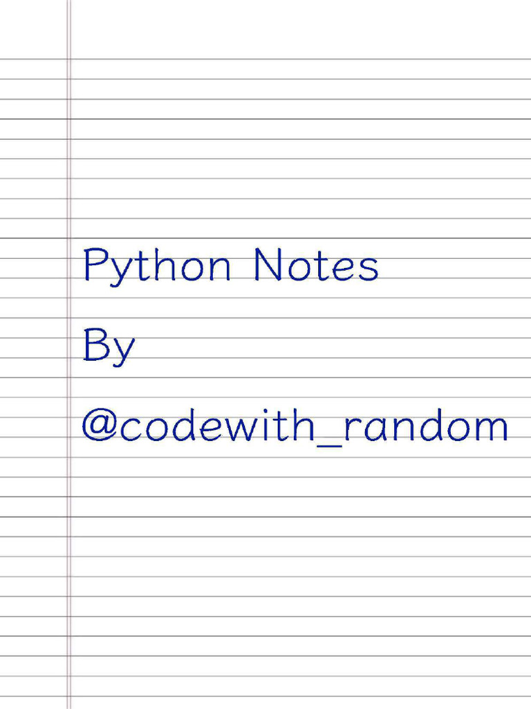 Complete Python Roadmap (Beginner Advanced) | PDF