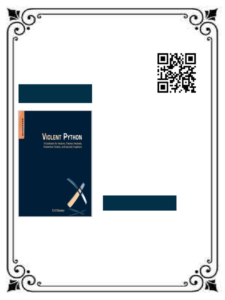 Violent Python a cookbook for hackers forensic analysts penetration ...