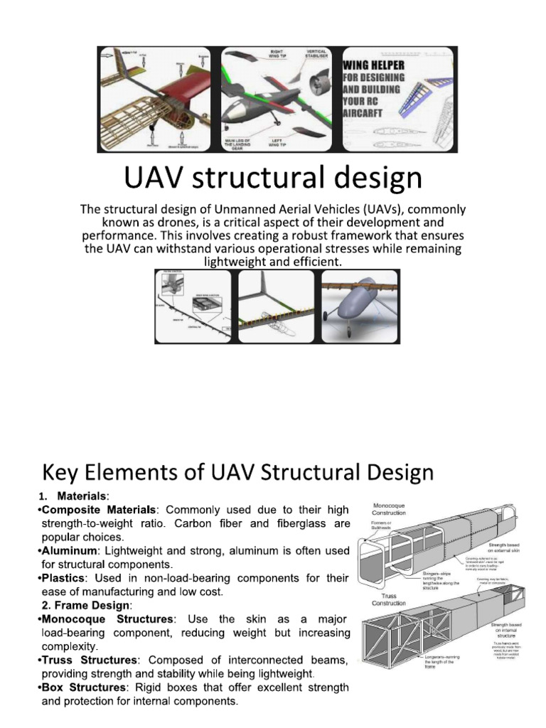 Uav Structural Design | PDF