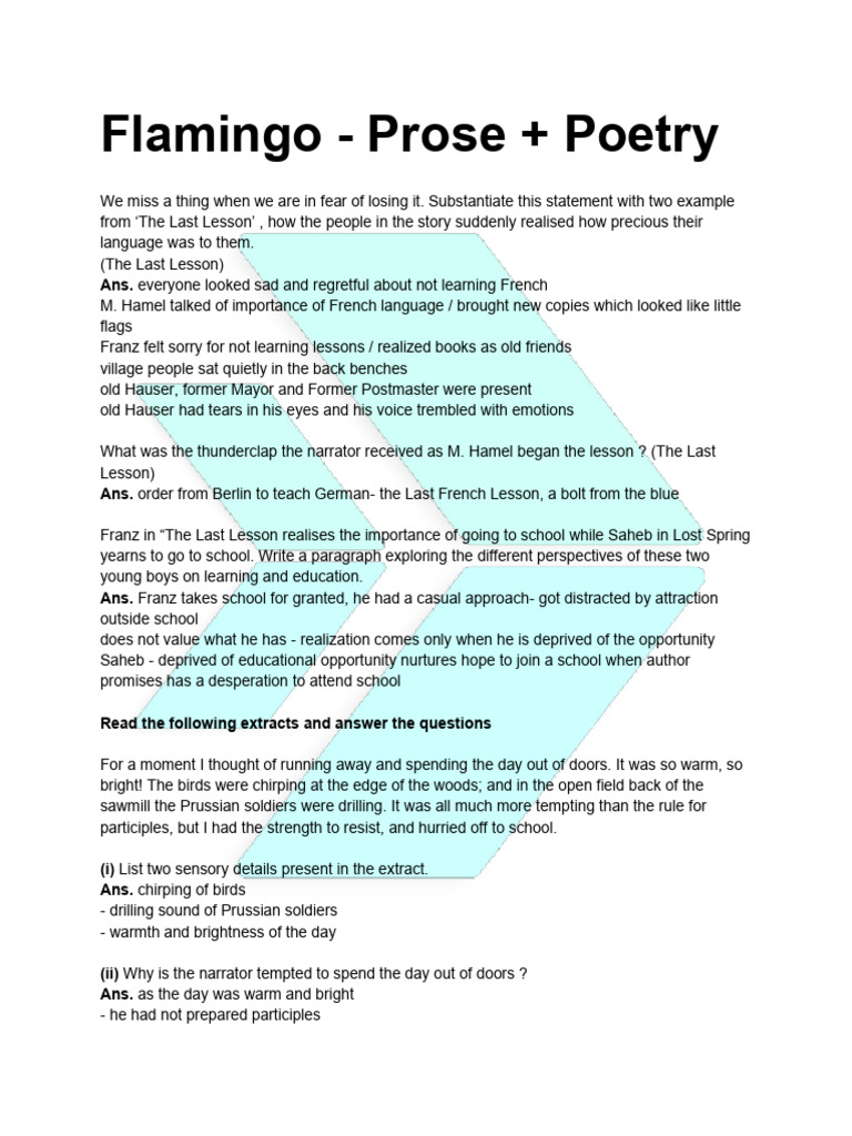 Class 12th - English - Flamingo | PDF | Mahatma Gandhi