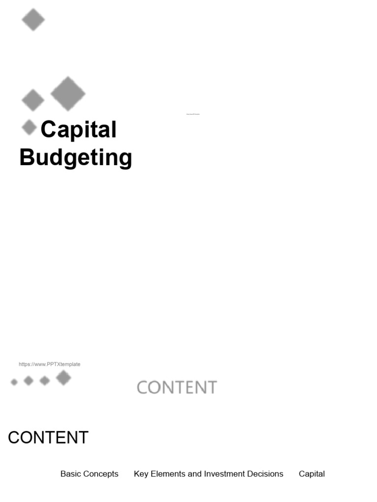 Capital Budgeting PPT v2 | PDF | Internal Rate Of Return | Net Present ...