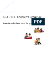 LGA 3101 Selection Criteria of Texts