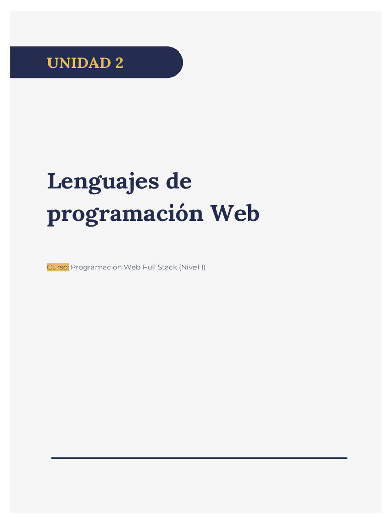 Full stack UNidad2 | PDF | Programación | Programa de computadora