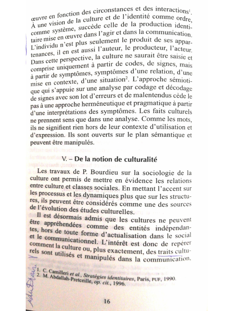 Abdallah Pretceille 1999 Education Interculturelle | PDF