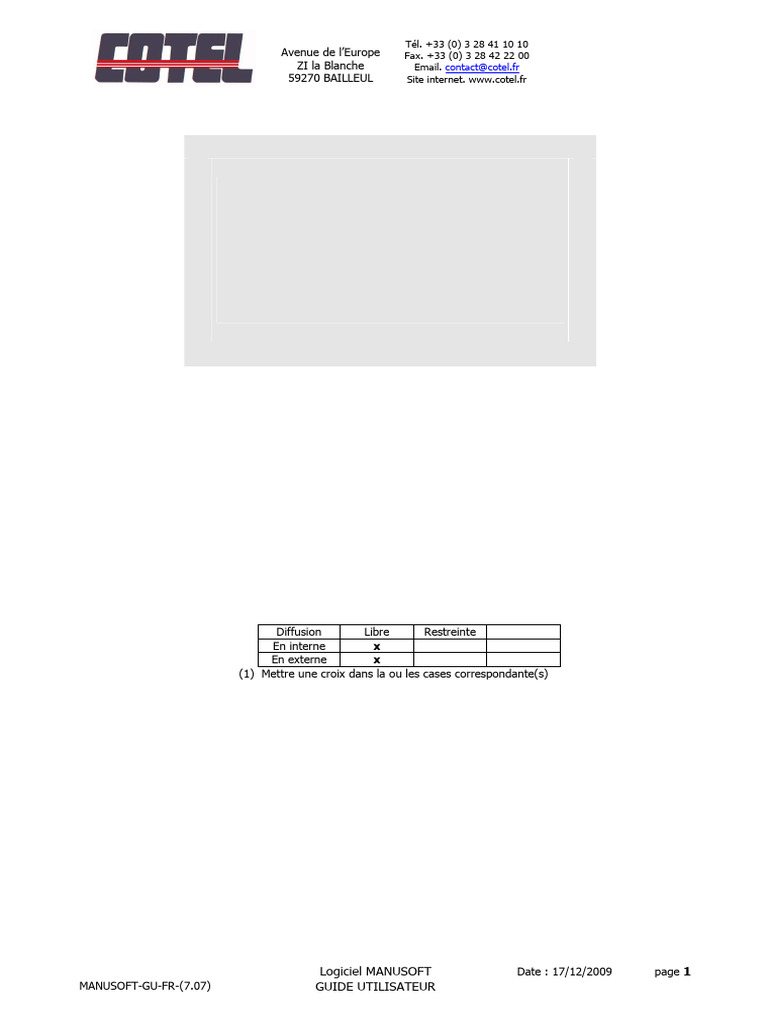Logiciel Manusoft Guide Utilisateur | PDF | USB | Microsoft Windows