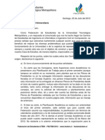 Respuesta A Carta Emanada Por El Ceinf - Ceicci