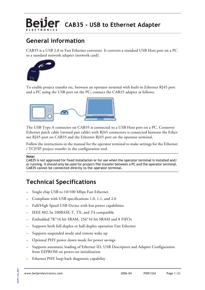 Cab35 Pi00132a | PDF