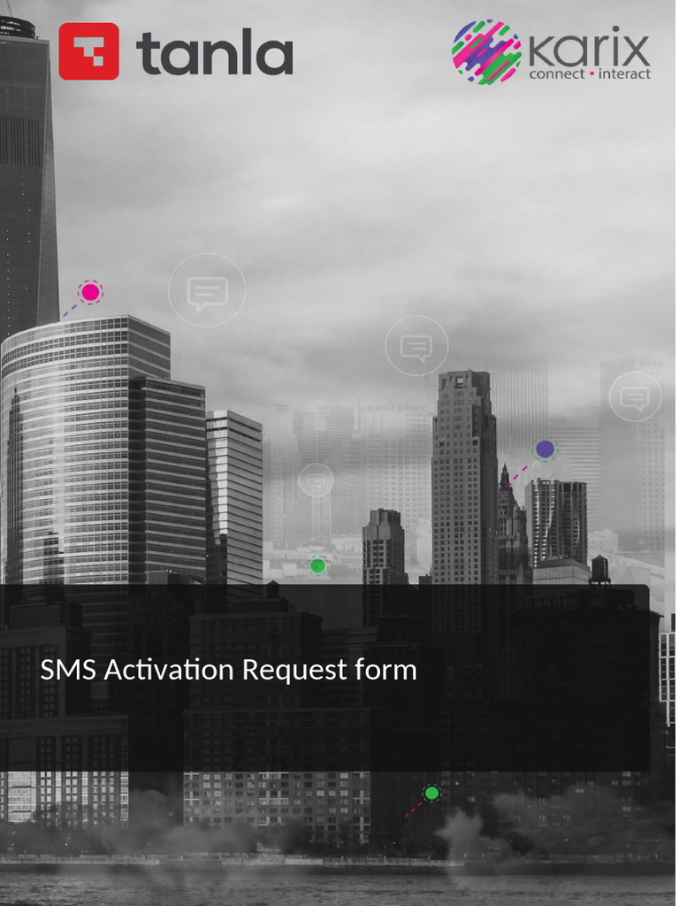 SMS Activation Request Form | PDF
