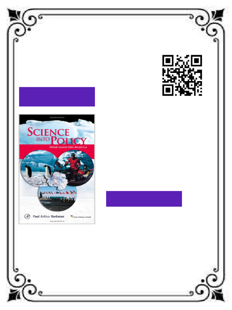 Science Into Policy Global Lessons From Antarctica 1st Edition Paul ...