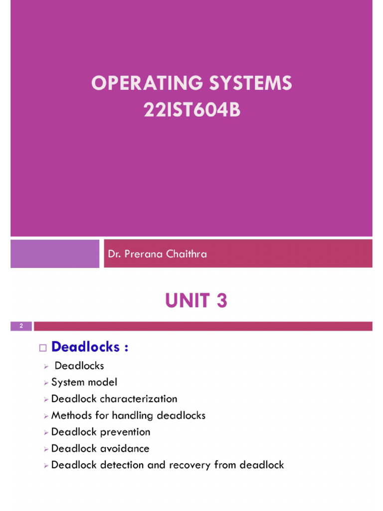 FOS Unit 3_Stu_Notes | PDF