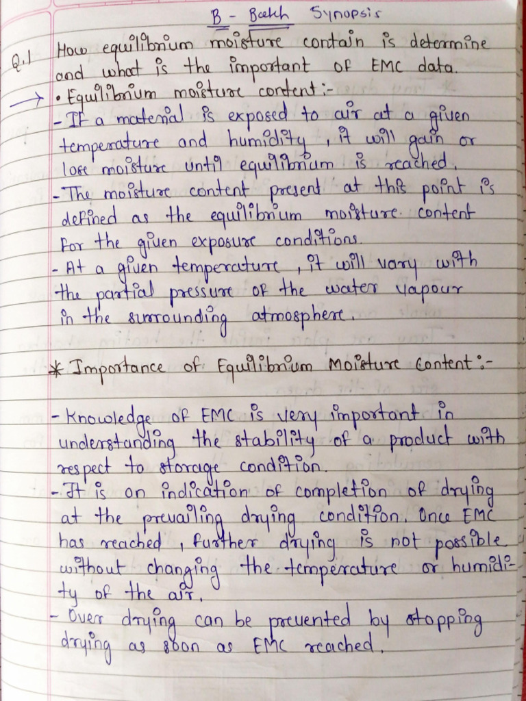 Synopsis Questions B Batch | PDF | Vacuum | Gases