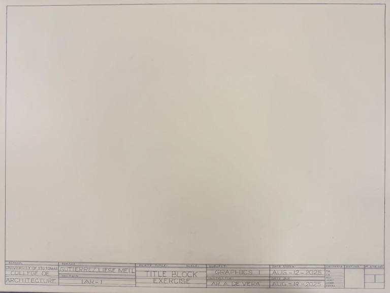 Annotated-Plate No.1 - Title Block | PDF