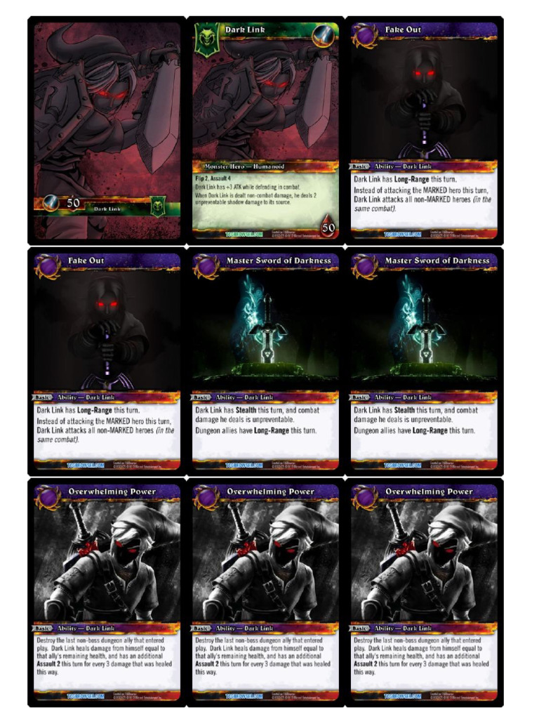 Dark Link Cards | PDF
