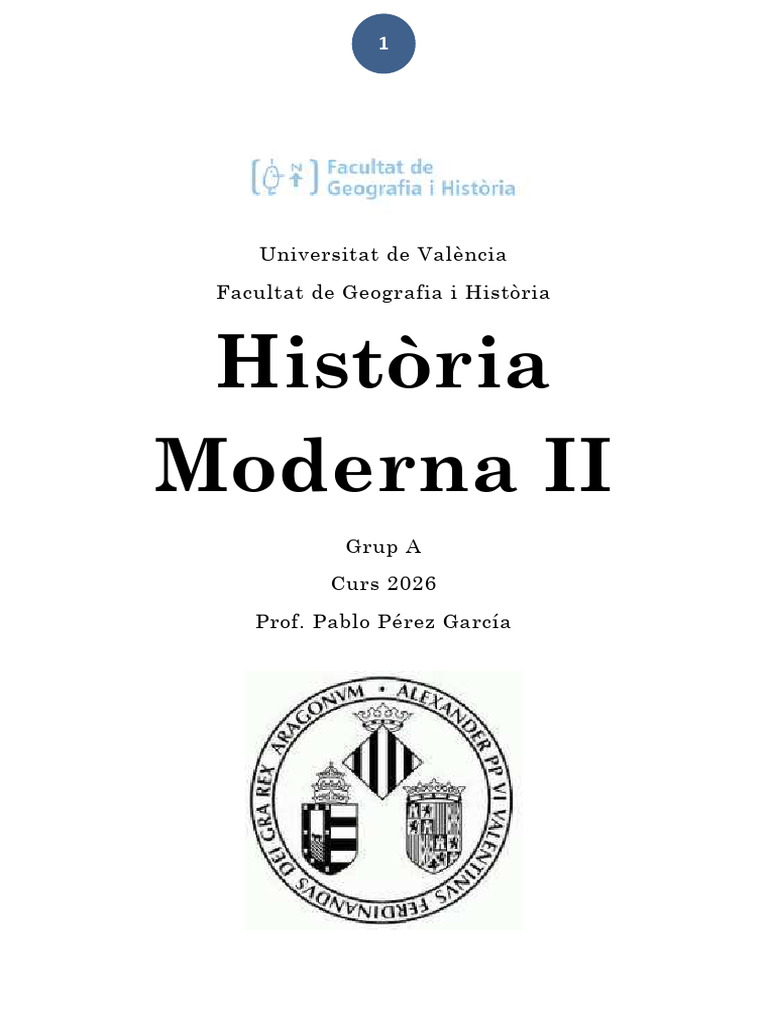 Apunts Tema 1 Moderna 2026 | PDF