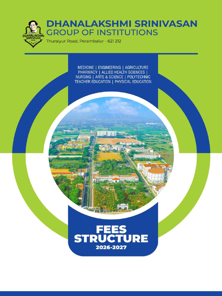 DS Group Fees Structure 2026 | PDF