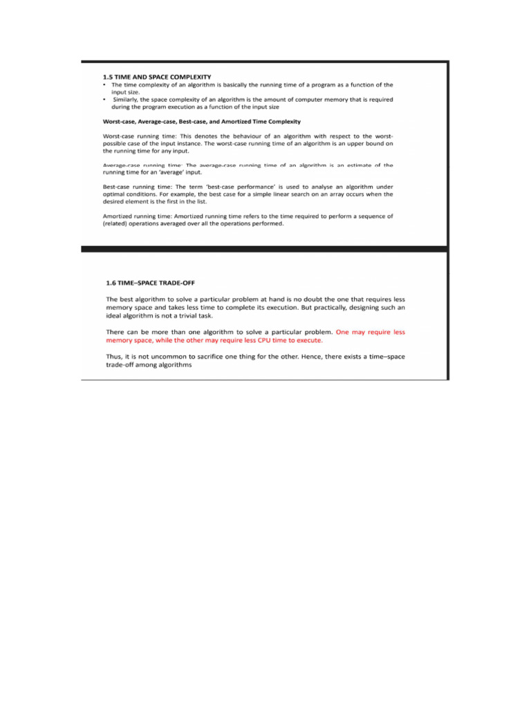 DSA NOTES | PDF | Algorithms And Data Structures