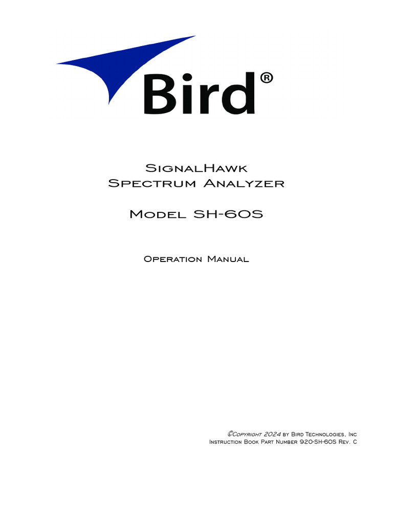Spectrum Analyzer Manual | PDF | Battery Charger | Graphical User ...
