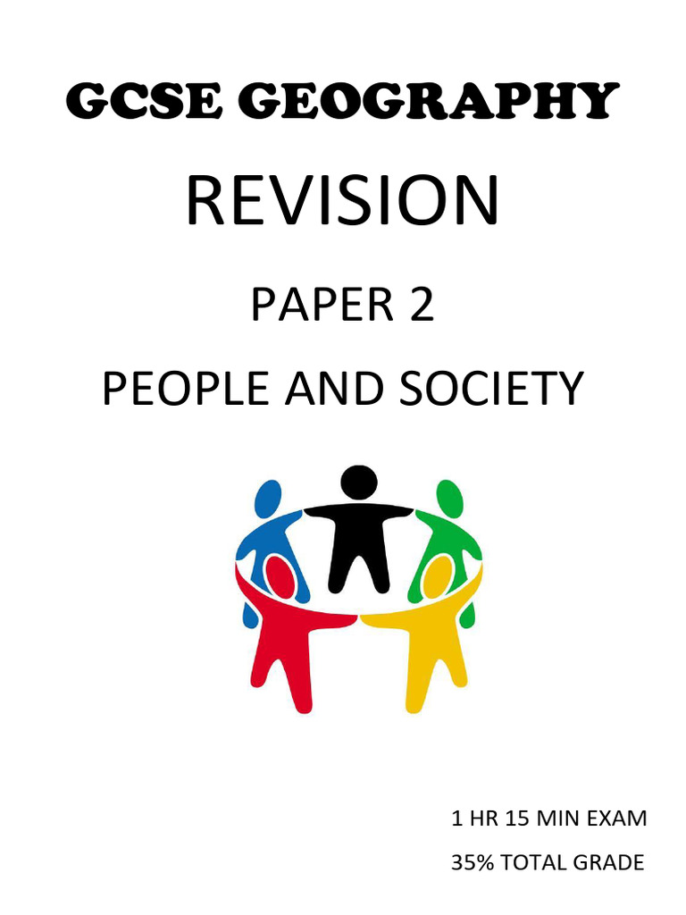 Paper 2 Revision Booklet 2025 Onwards Geography | PDF | Cost Of Living ...