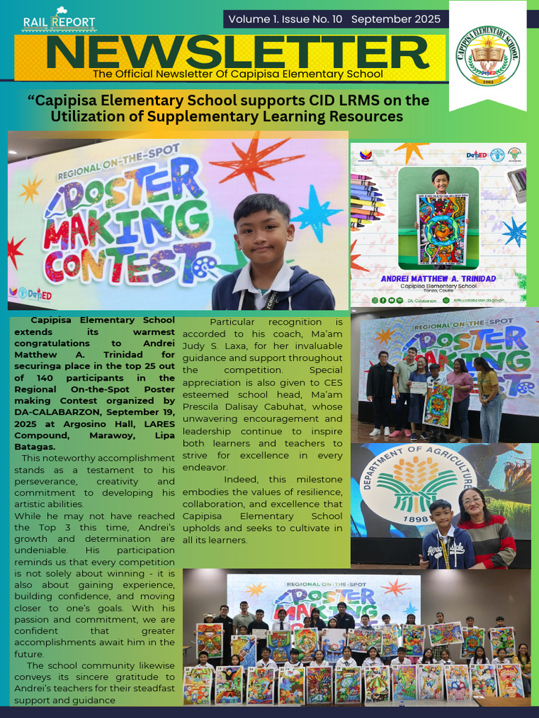 Sample School Official Newsletter | PDF | Teachers | Learning