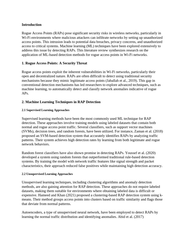 Literature Review ML-Based | PDF | Machine Learning | Cluster Analysis